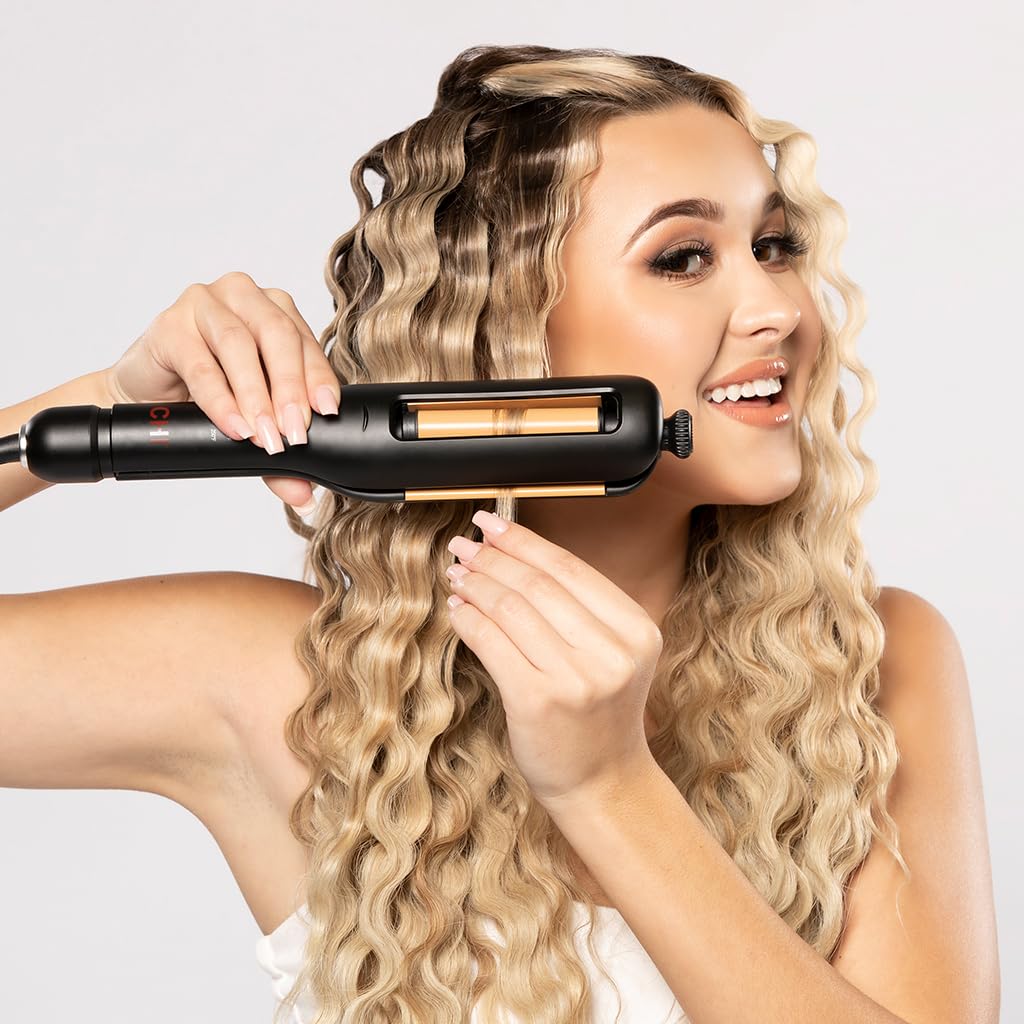 Foto 4 pulgar | Estilizador Hair Waver Chi Multiwave Con Forma De Tubo Ajustable, Color Negro - Venta Internacional.