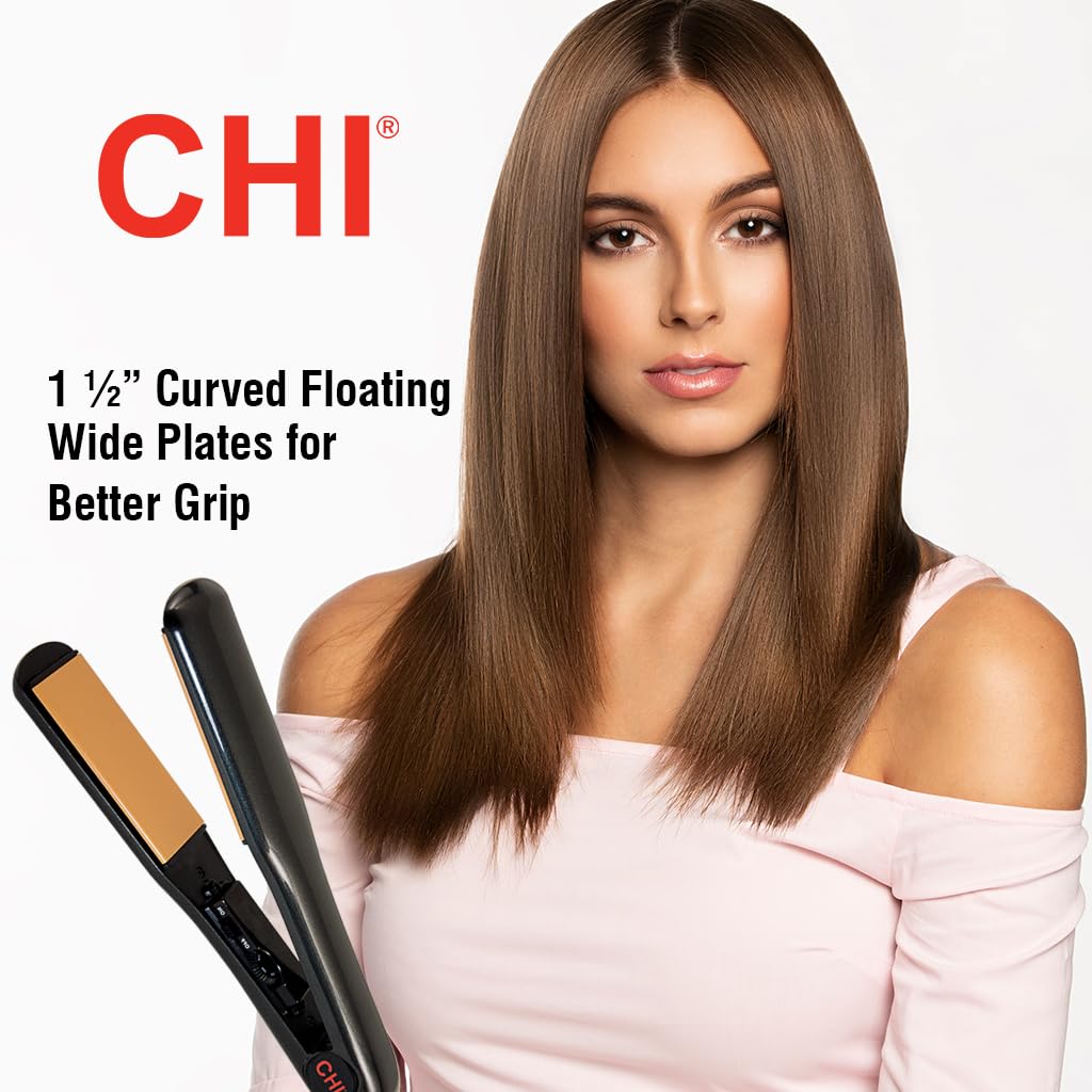 Foto 4 | Cerámica De Turmalina Flat Iron Chi De 1.5 Pulgadas, Color Negro Ónix - Venta Internacional.