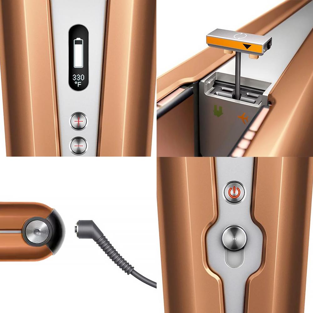 Foto 5 pulgar | Alaciadora Inalambrica Dyson Corrale Placas Flexibles Pantalla Oled 210 °c Copper/nickel