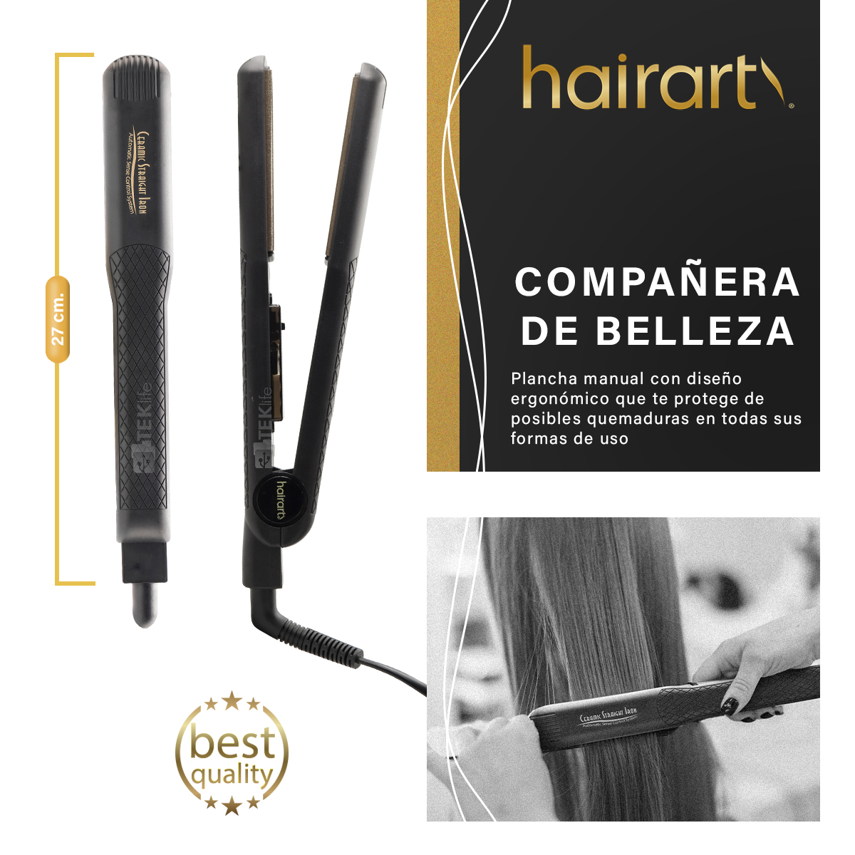 Foto 3 pulgar | Alaciadora de Cabello HairArt H3000 de 232°