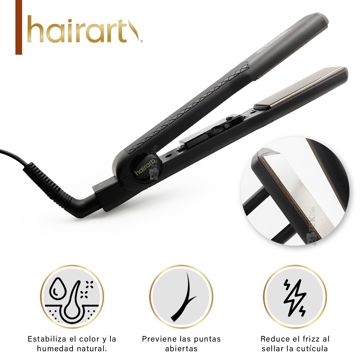 Foto 4 pulgar | Alaciadora de Cabello HairArt H3000 de 232°