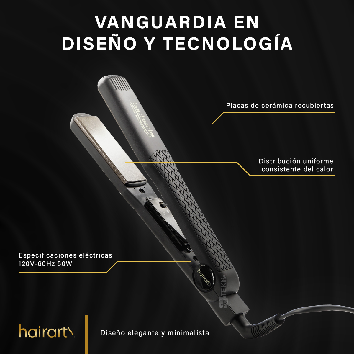 Foto 5 pulgar | Alaciadora de Cabello HairArt H3000 de 232°