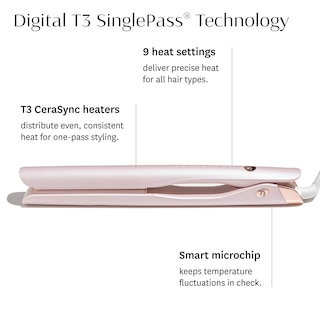 Foto 4 | Platos De Cerámica Profesionales Flat Iron T3 Singlepass Smooth X - Venta Internacional.
