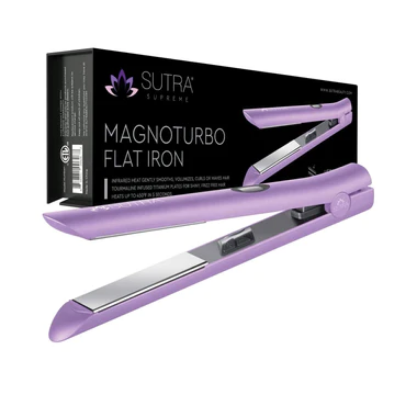 Foto 4 pulgar | Plancha para Cabello Sutra Beauty Magno Turbo Lavanda Flat Iron