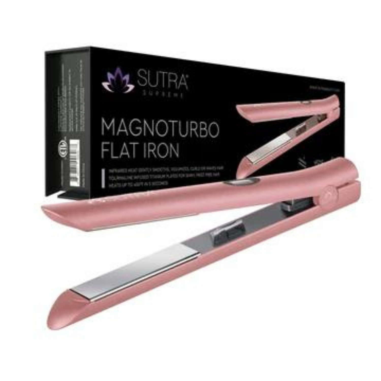 Foto 3 pulgar | Plancha para Cabello Sutra Beauty Magno Turbo Rose Gold Flat Iron