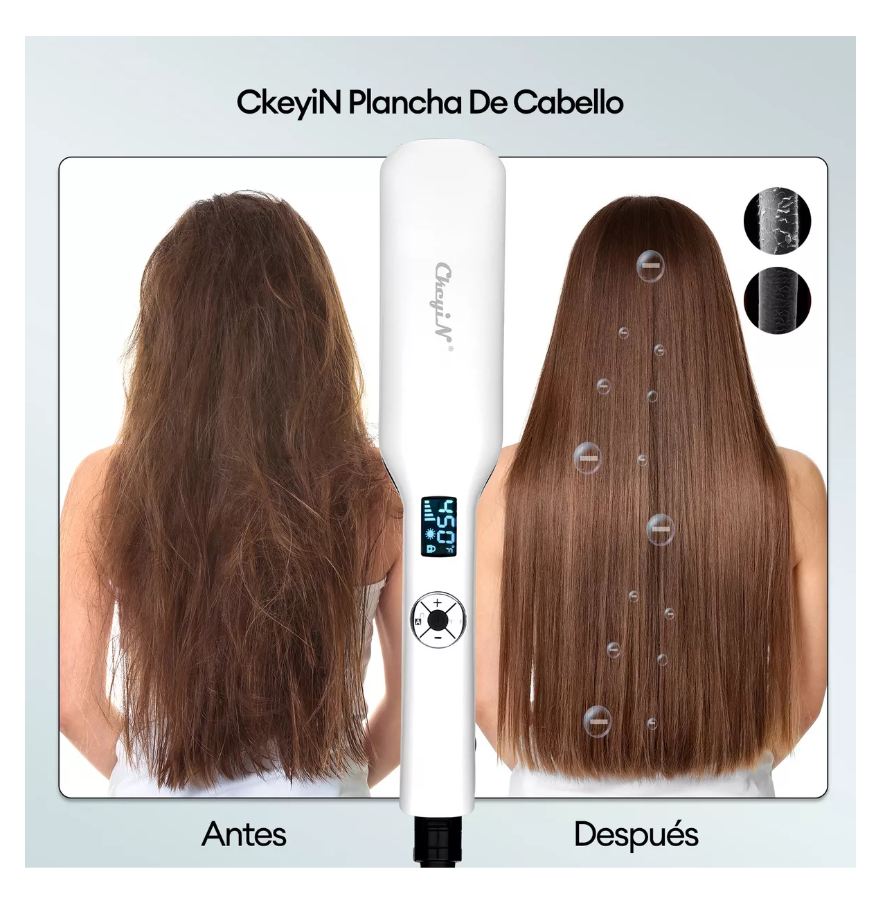 Foto 2 | Alaciadora para Cabello Ckeyin de Cerámica