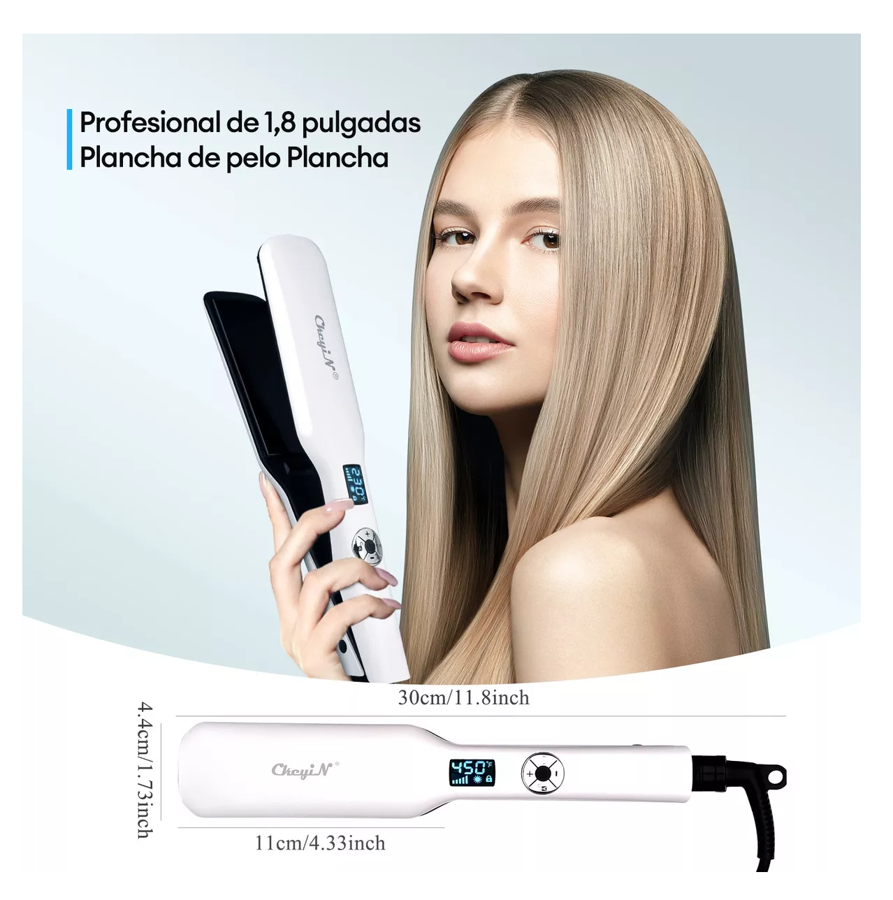 Foto 5 | Alaciadora para Cabello Ckeyin de Cerámica