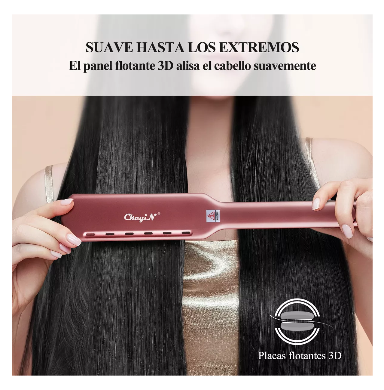 Foto 2 | Alaciadora para Cabello Ckeyin de Cerámica