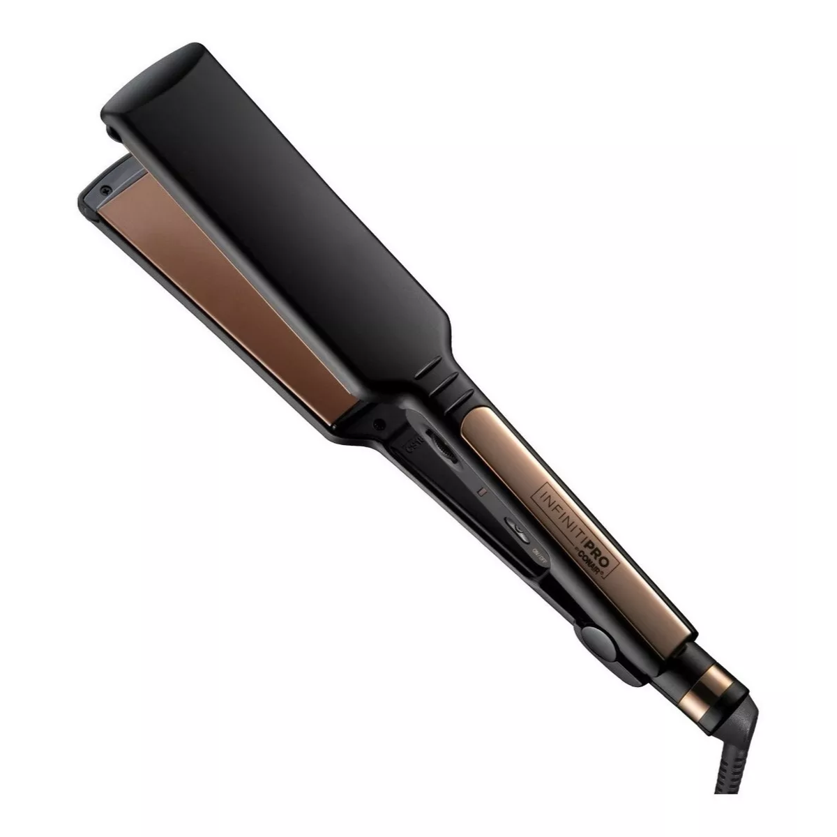 Foto 1 | Alaciadora Conair Cs179rges Cerámica Y Turmalina Extra Ancha 1 3/4'' Negro Con Rose Gold