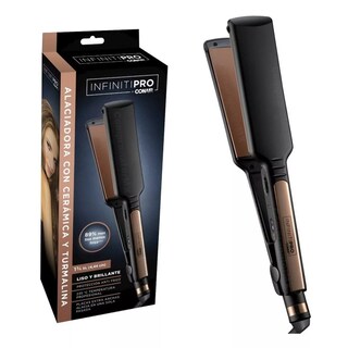 Foto 7 | Alaciadora Conair Cs179rges Cerámica Y Turmalina Extra Ancha 1 3/4'' Negro Con Rose Gold