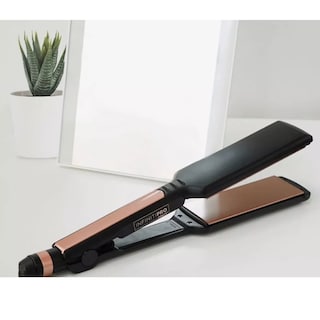 Foto 8 | Alaciadora Conair Cs179rges Cerámica Y Turmalina Extra Ancha 1 3/4'' Negro Con Rose Gold