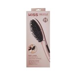 Cepillo Alisador De Pelo Kiss Bristle Straightener Heat Pink - Venta Internacional.