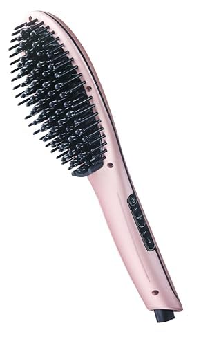 Foto 8 pulgar | Cepillo Alisador De Pelo Kiss Bristle Straightener Heat Pink - Venta Internacional.