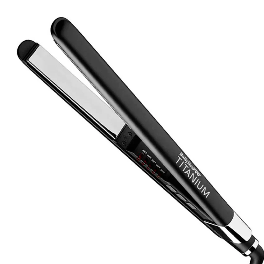 Foto 2 pulgar | Plancha P/cabello Babyliss Titanio Negra