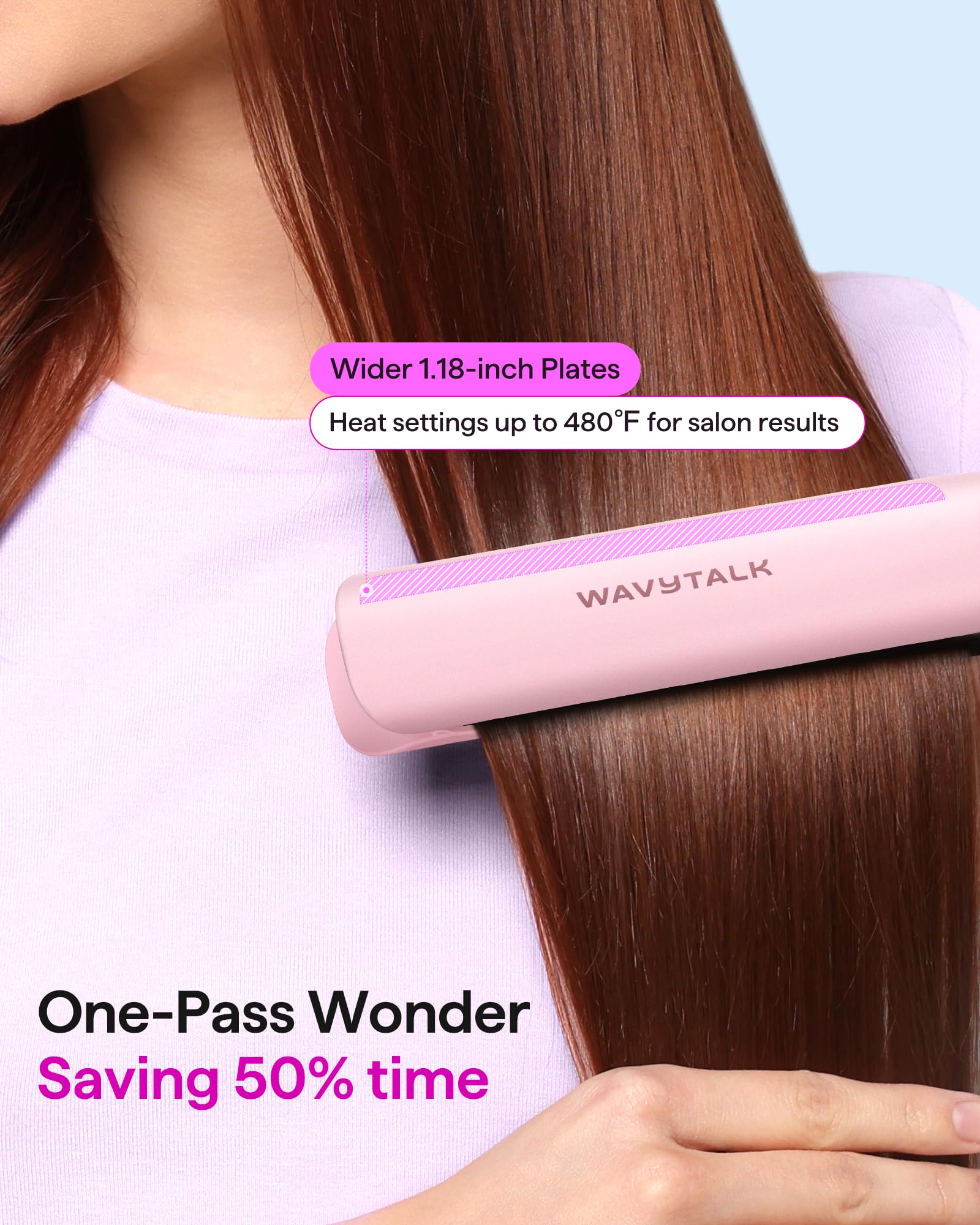 Foto 5 pulgar | Plancha Alisadora y Rizador de Pelo Wavytalk Professional - Venta Internacional