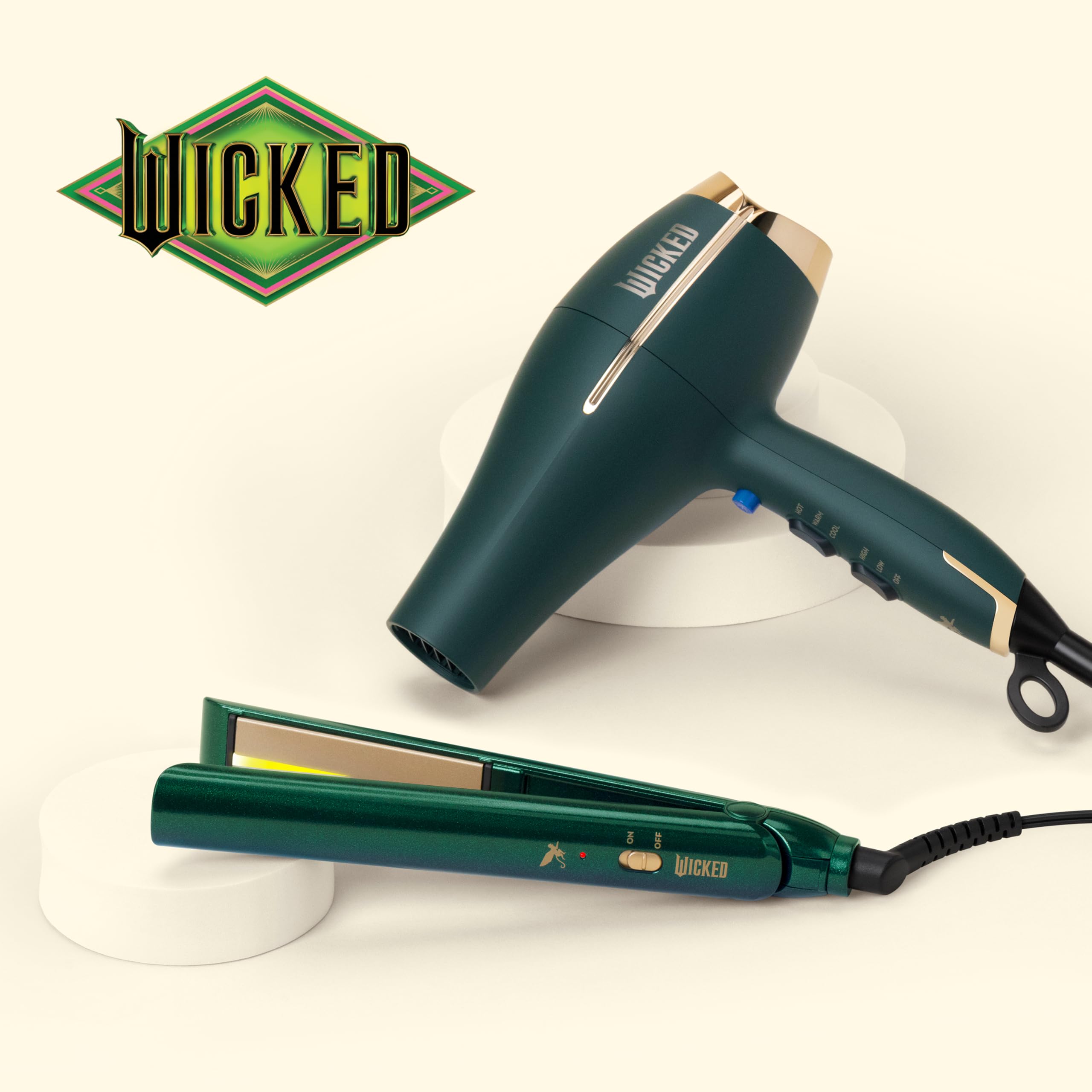 Foto 6 pulgar | Plancha de Cabello Conair Wicked Elphaba Flat Iron 1 '' - Venta Internacional