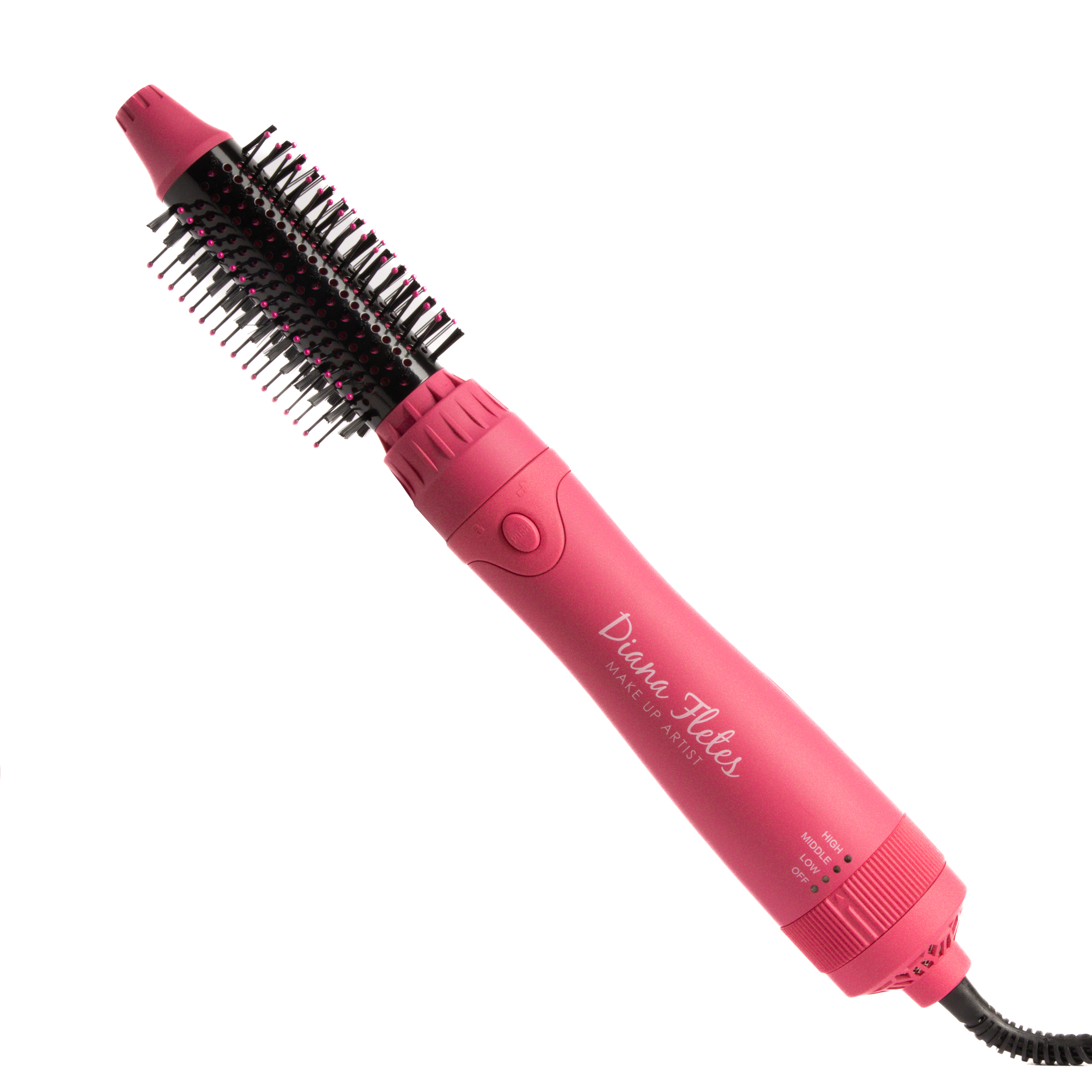 Foto 4 | Cepillo Secadora 5 En 1 Diana Fletes Sm5258 Rosa Cerámica Para Rizos Y Lacios