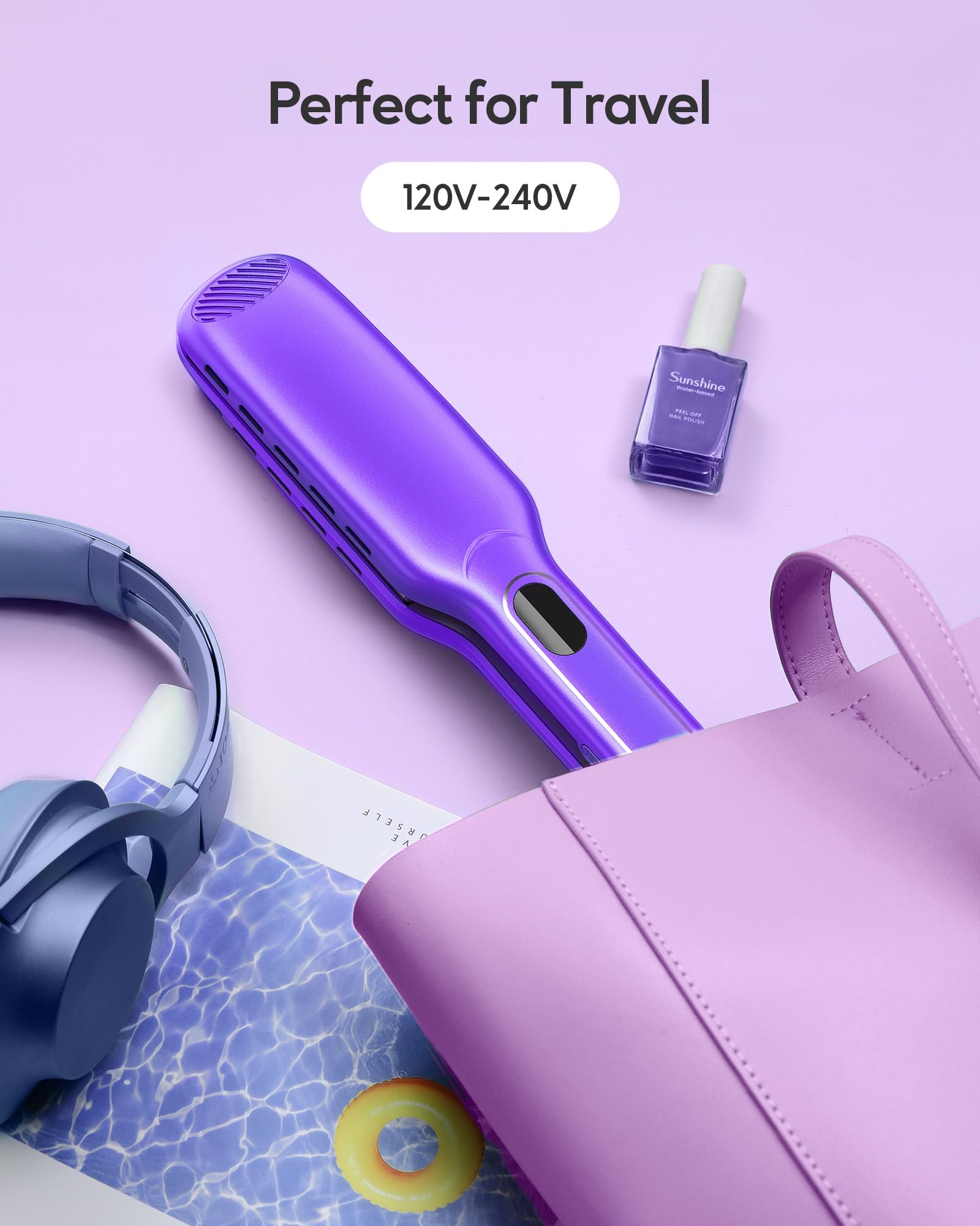 Foto 6 pulgar | Plancha de Cabello Wavytalk Titanium 1.7 Pulgadas - Venta Internacional