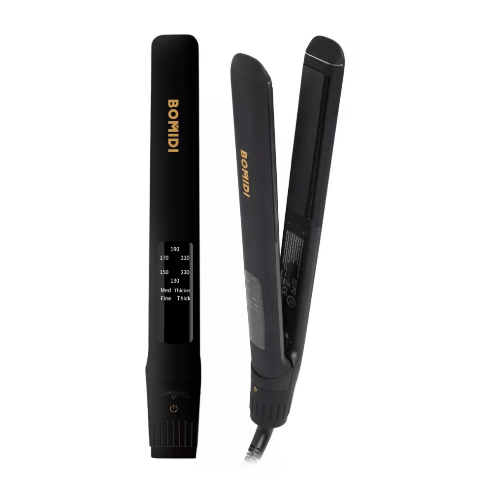 Foto 2 pulgar | Plancha para Cabello Bomidi Hs2 Negro