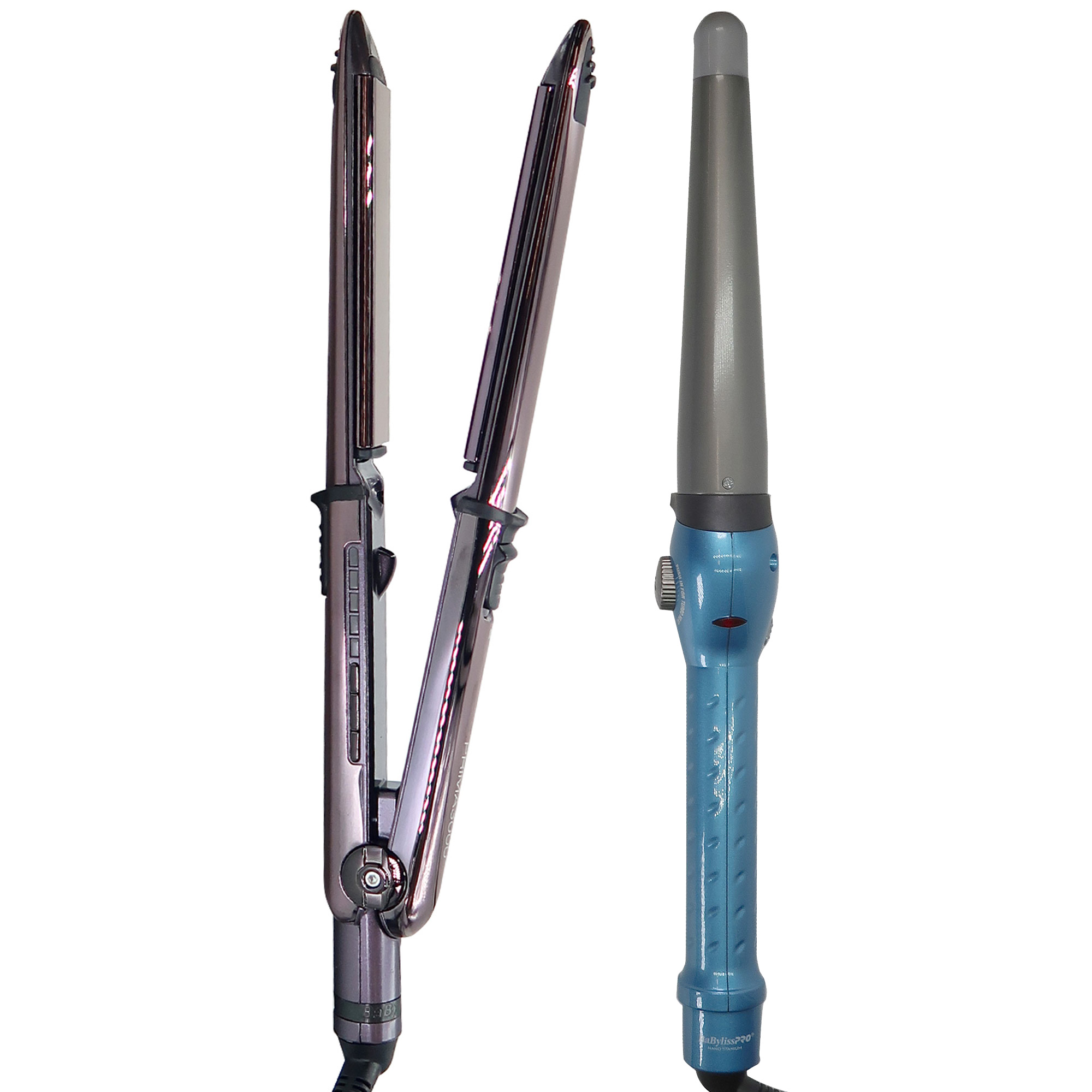 Foto 2 pulgar | Plancha Plana Y Plancha Cónica Babyliss Pro Prima 3000 Púrpura - Venta Internacional.
