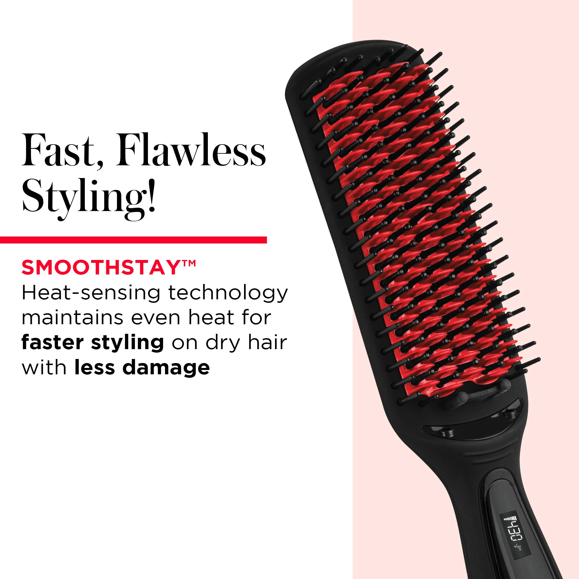 Foto 5 pulgar | Cepillo Alisador De Pelo Revlon Smoothstay Xl Straitening - Venta Internacional.