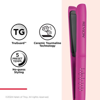 Foto 6 | Plancha Alisadora De Pelo Revlon Easy Heat De Precisión De 1 Pulgada - Venta Internacional.