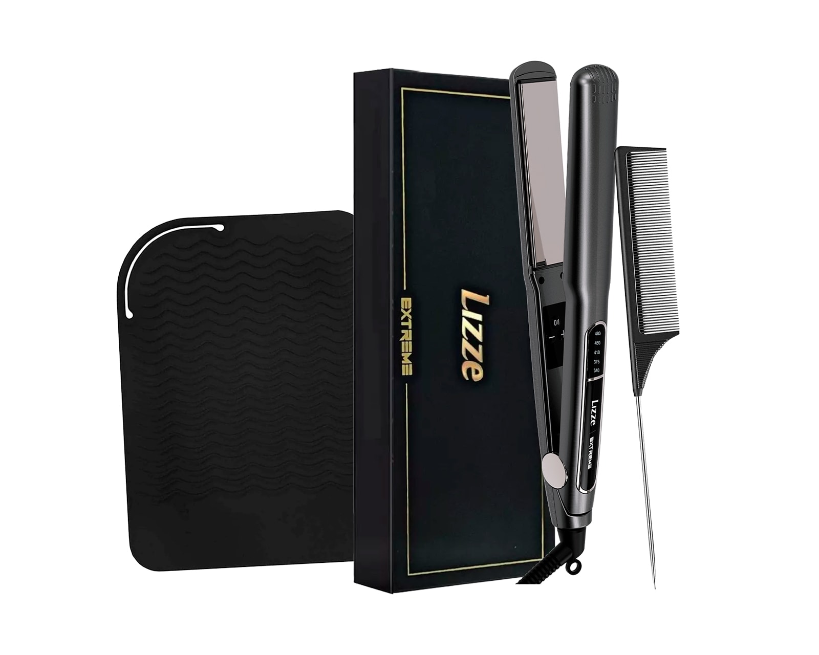 Plancha Lizze Extreme 480°f Original + Tepete Térmico $1,399