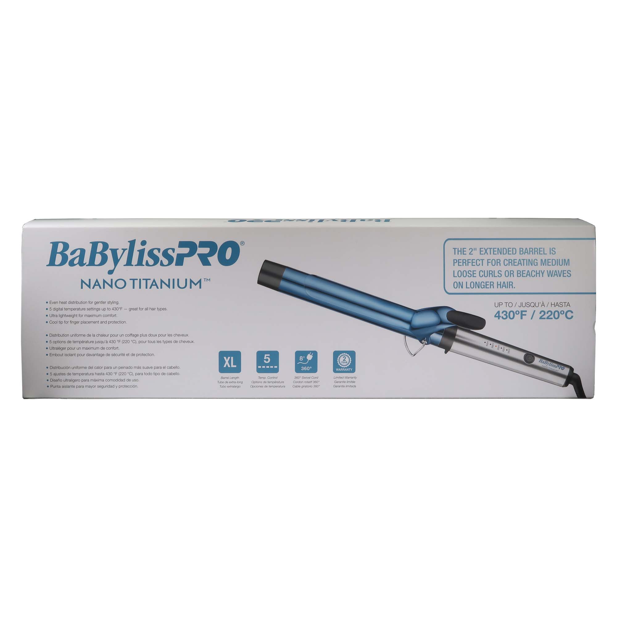 Foto 7 pulgar | Plancha Y Rizador Babyliss Pro Dual Ionic 1¼ Nano - Venta Internacional.