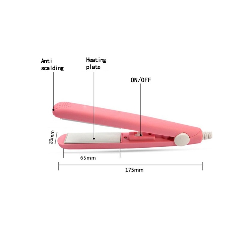 Foto 4 pulgar | Mini Alisador de Pelo Portátil 180 °c - Venta Internacional