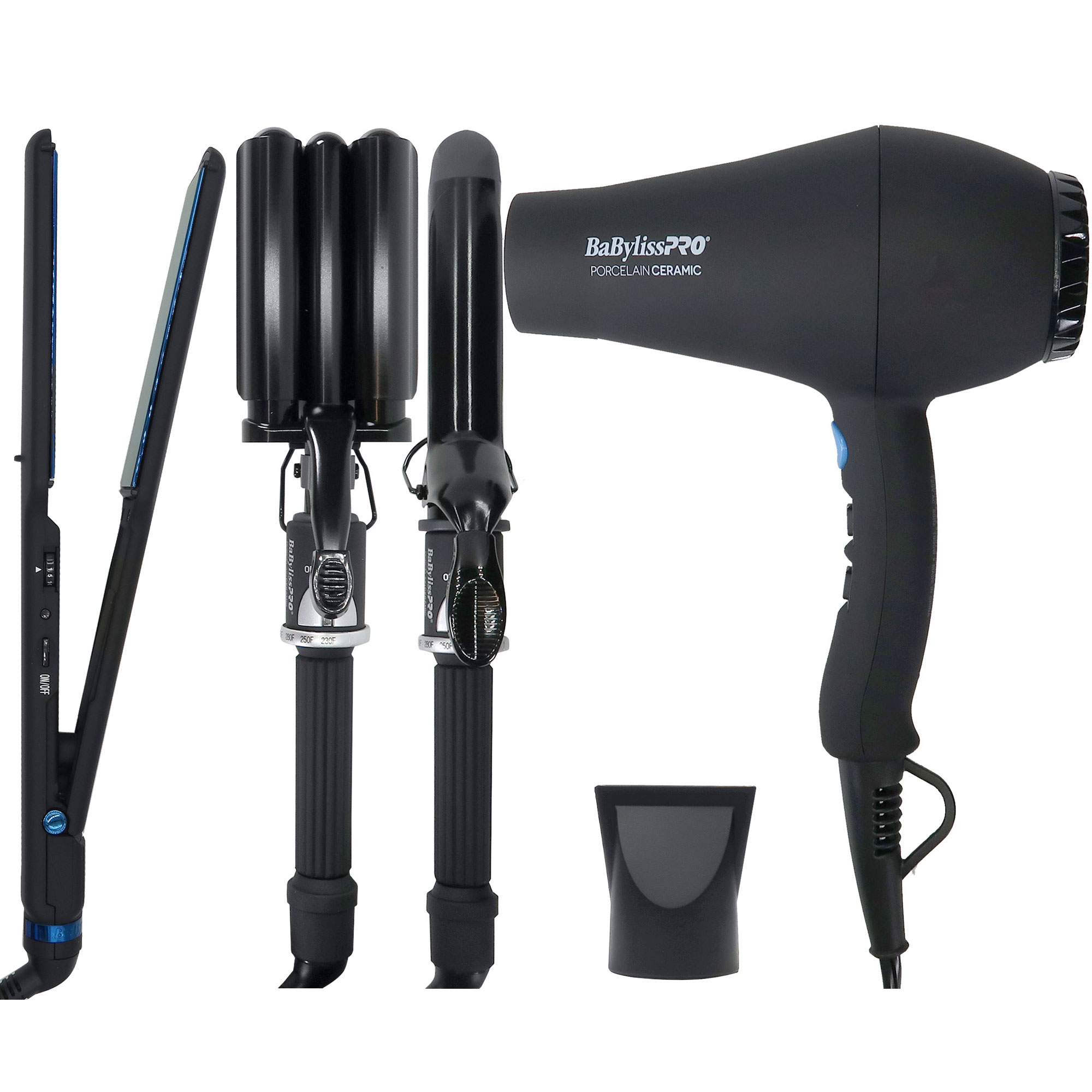 Foto 2 pulgar | Set de Peluquería Babyliss Pro Porcelain Ceramic + Plancha - Venta Internacional