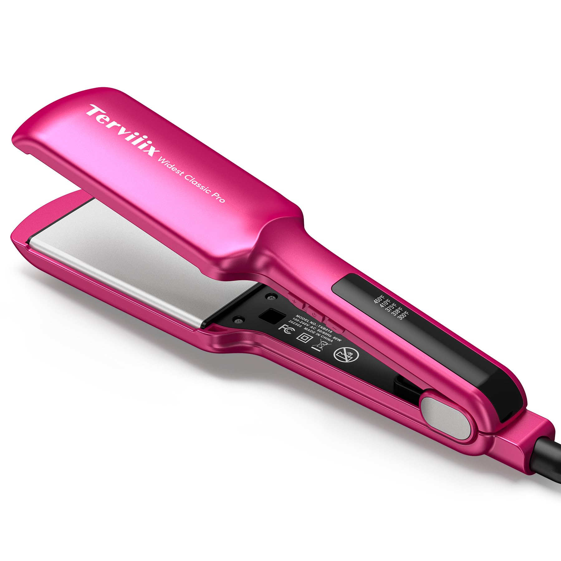 Foto 8 pulgar | Plancha De Pelo Plant Iron Terviiix, Plato De Cerámica De 5 Cm, Color Rosa - Venta Internacional.