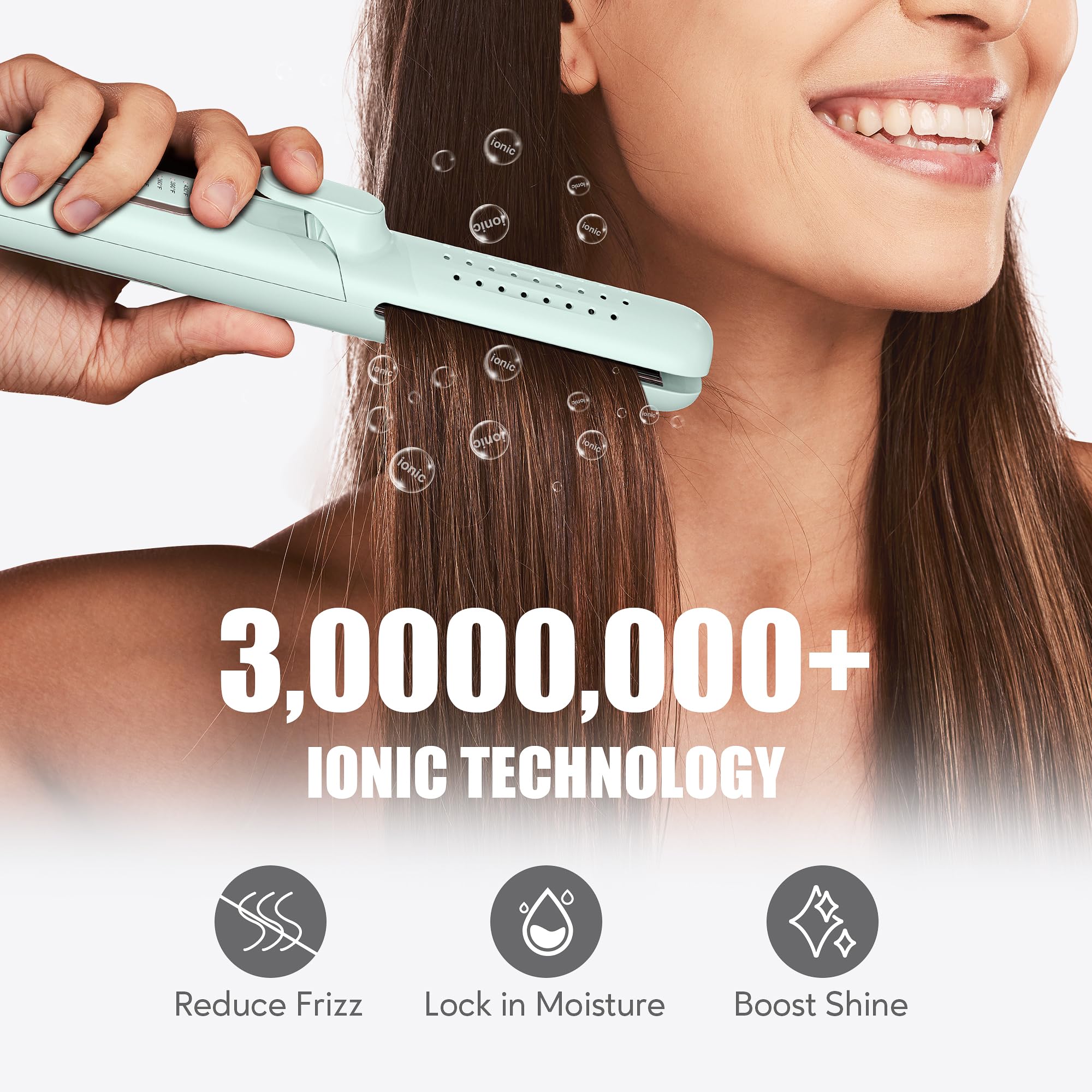 Foto 5 | Plancha De Pelo Terviiix Titanium Flat Iron 360° Airflow - Venta Internacional.