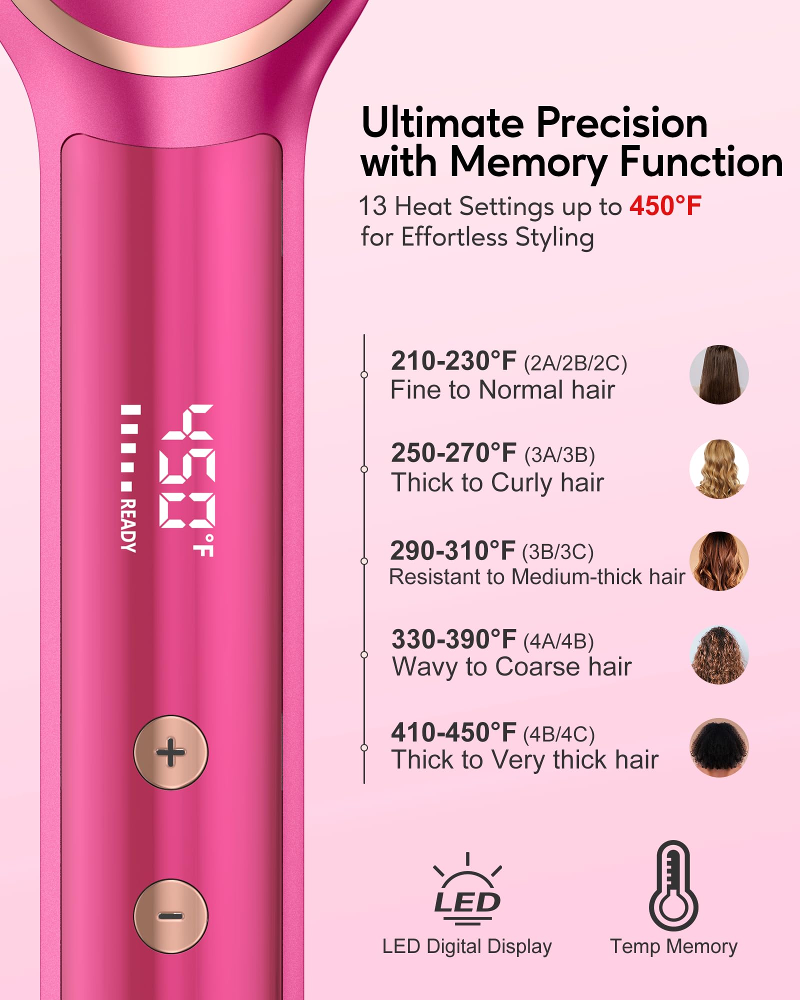 Foto 7 pulgar | Cepillo Alisador De Pelo Terviiix Frizz Buster Ionic Pink - Venta Internacional.