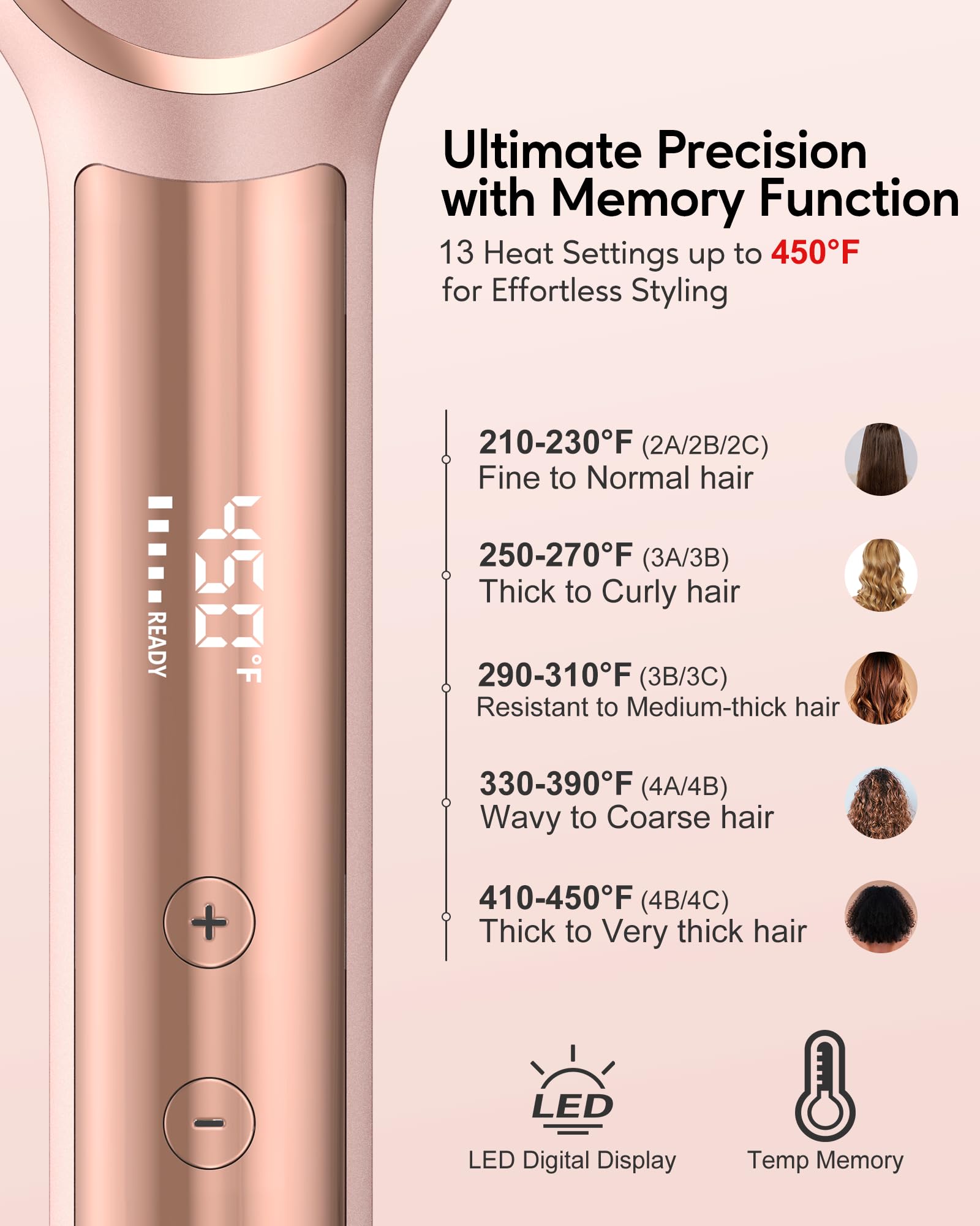 Foto 8 pulgar | Cepillo Alisador De Pelo Terviiix Frizz Buster Ionic 450°f - Venta Internacional.