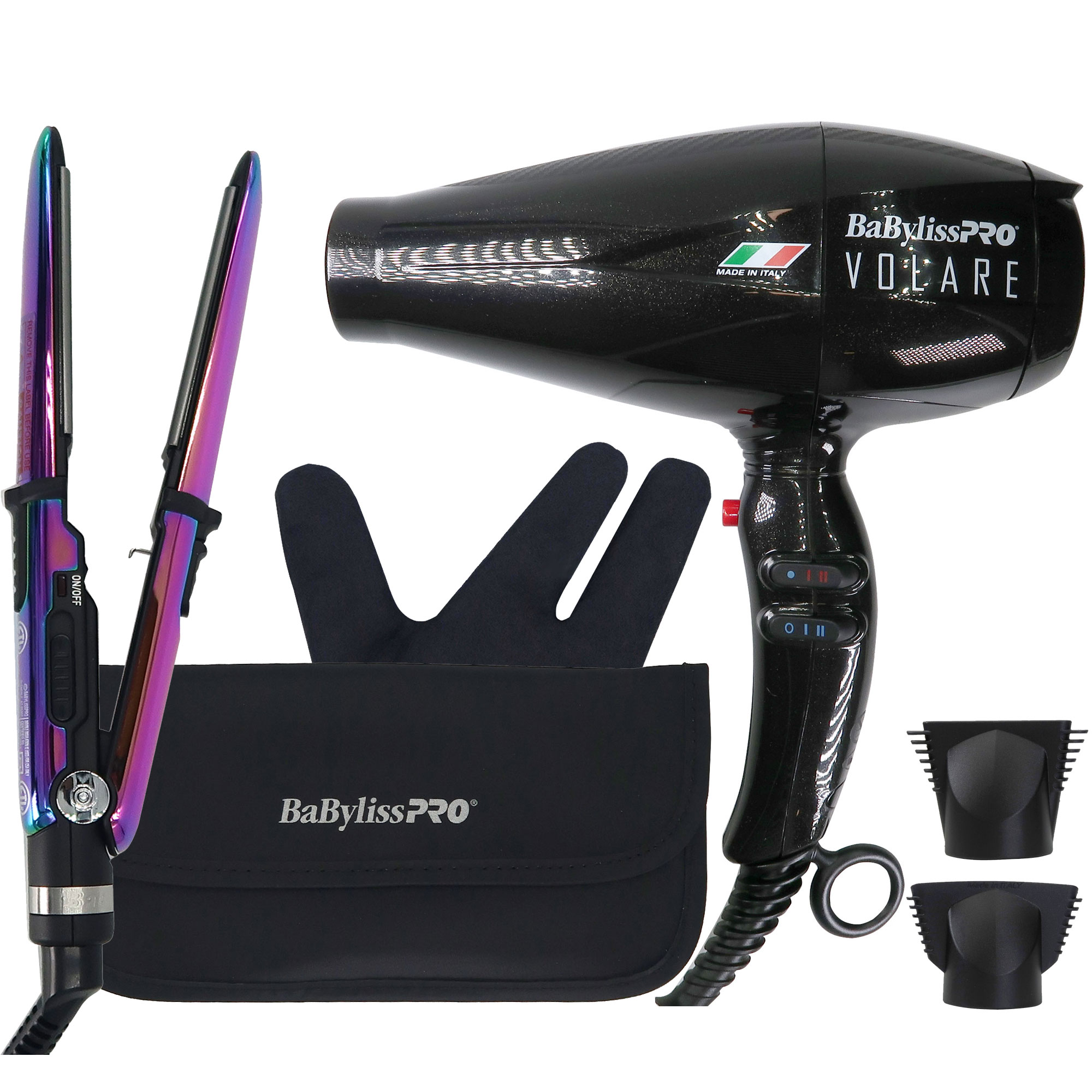 Secador De Pelo + Miniplancha Babylisspro Volare + Prima2000 - Venta Internacional.