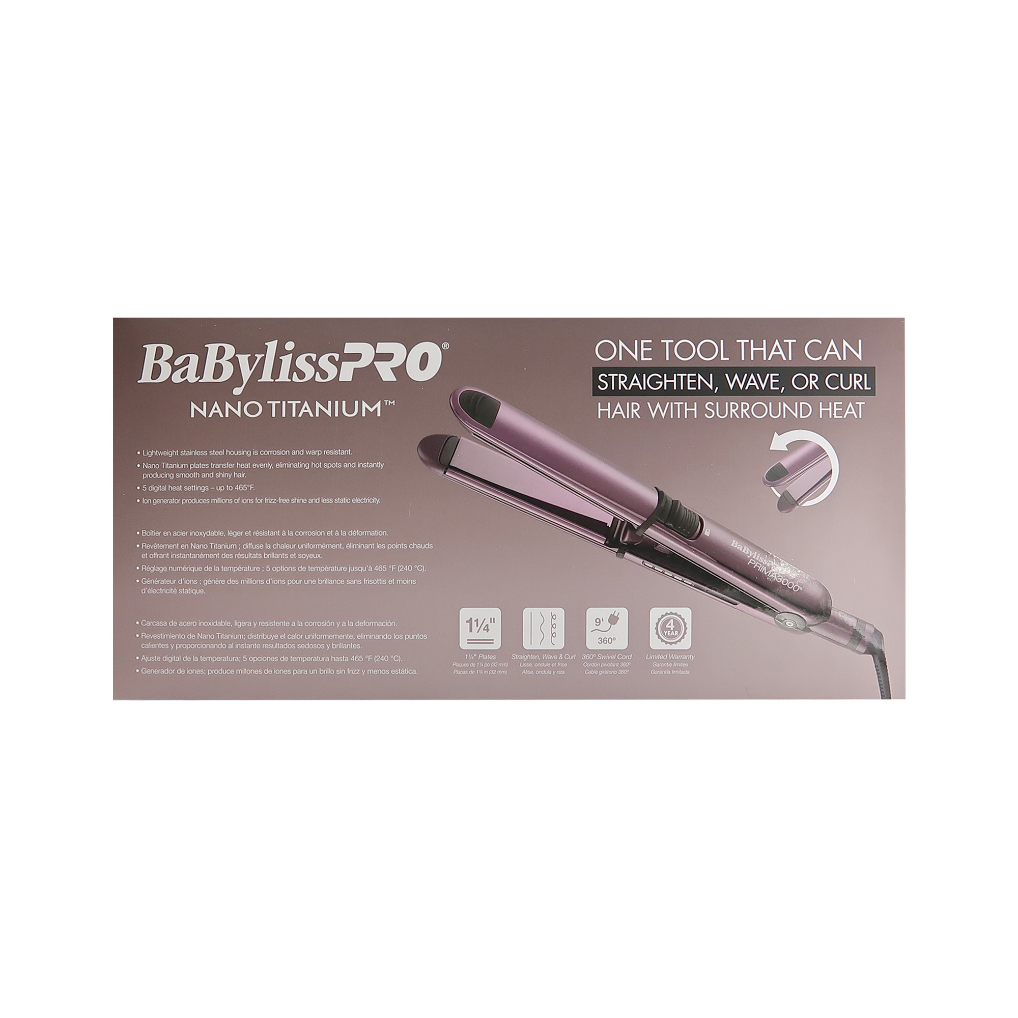 Foto 7 pulgar | Set De Peluquería Babyliss Porcelain Ceramic Con Prima3000 Iro - Venta Internacional.