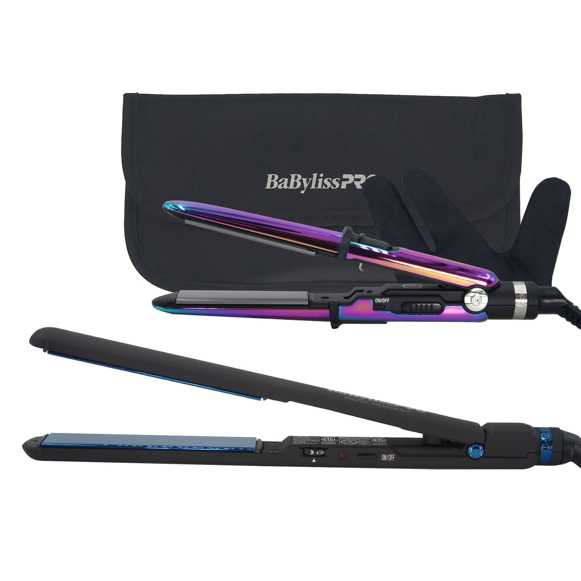 Foto 2 pulgar | Plancha Babyliss Pro Nano Titanium 1 Y Mini 3/4 Prima2000 - Venta Internacional.