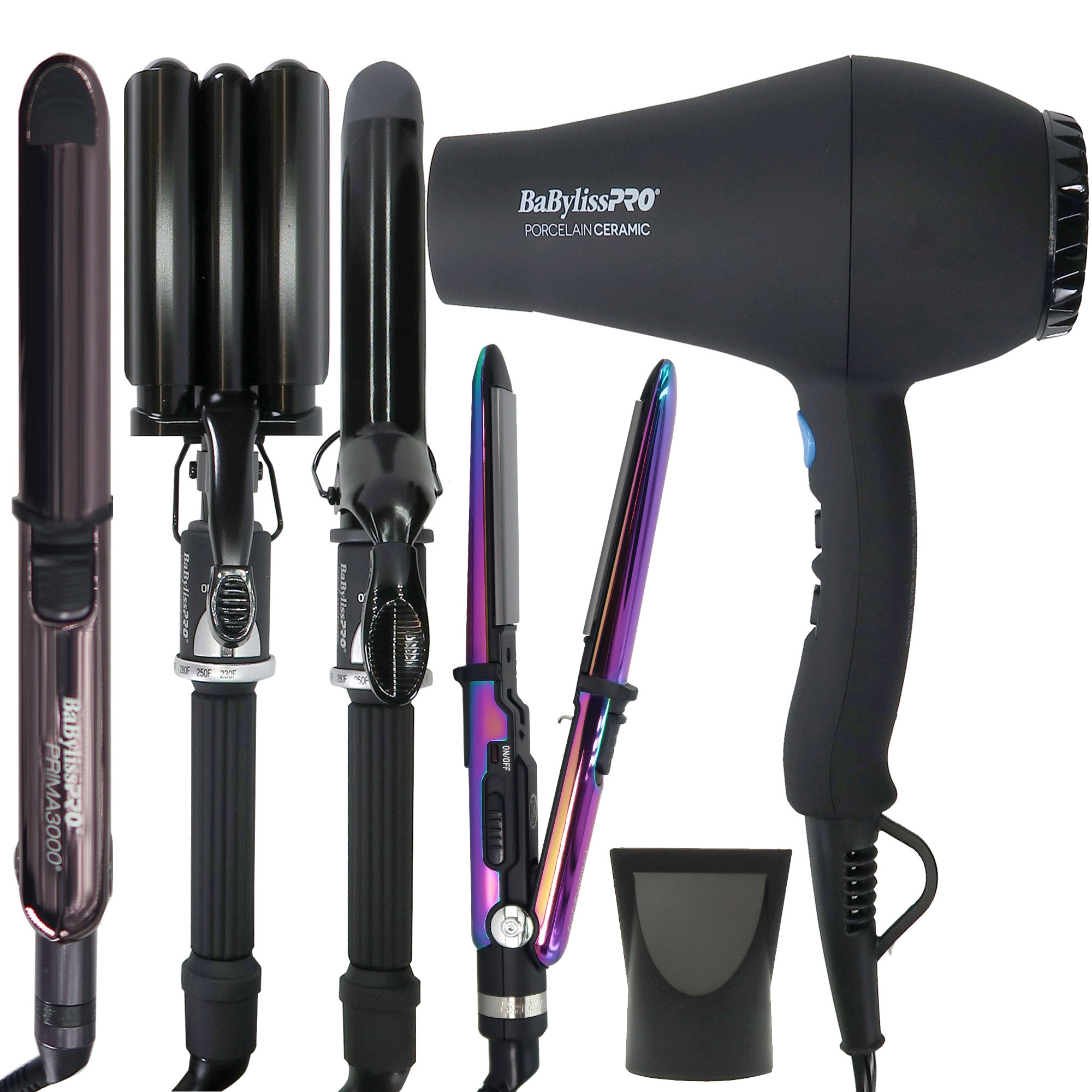 Foto 2 pulgar | Set de Secadora con Alaciadora Babyliss Pro 5 Piezas para Cabello-Venta Internacional