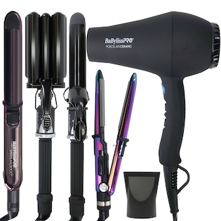 Foto 1 | Set de Secadora con Alaciadora Babyliss Pro 5 Piezas para Cabello-Venta Internacional