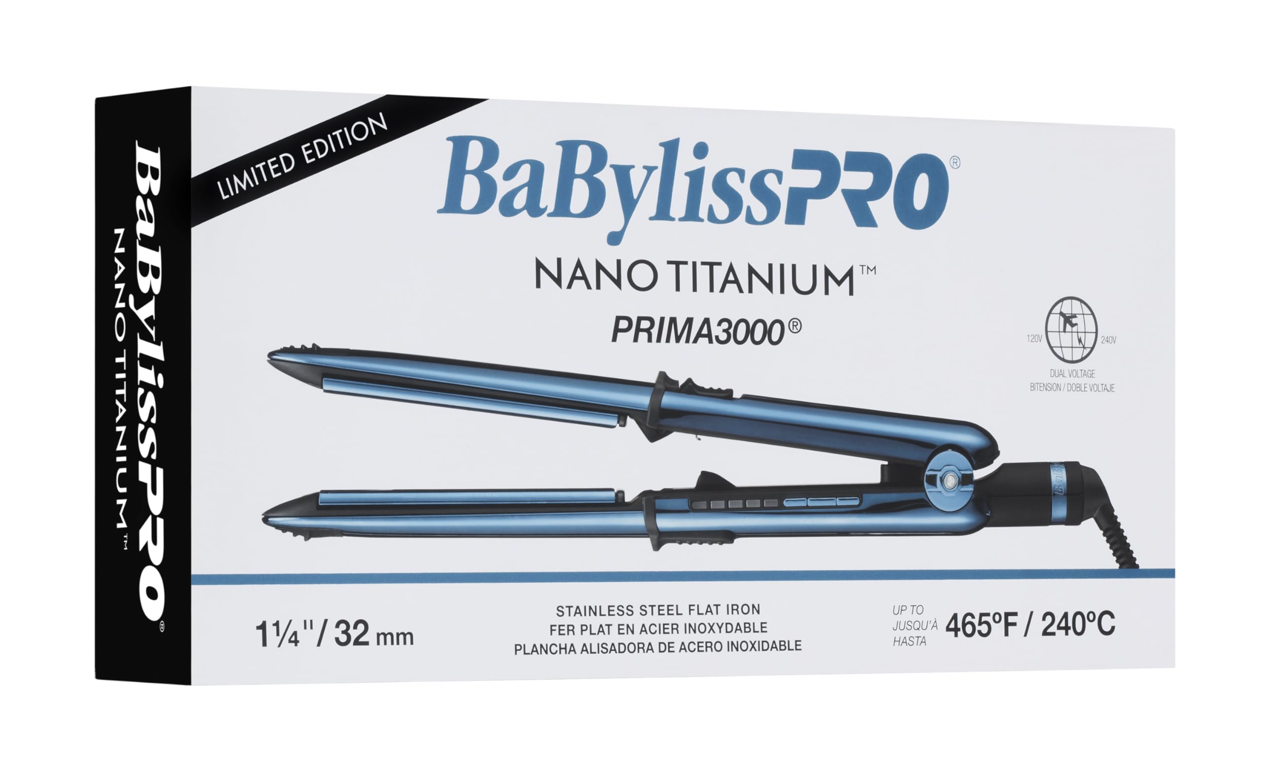 Foto 4 pulgar | Plancha De Pelo Babylisspro Nano Titanium Prima3000 1 1/4 - Venta Internacional.