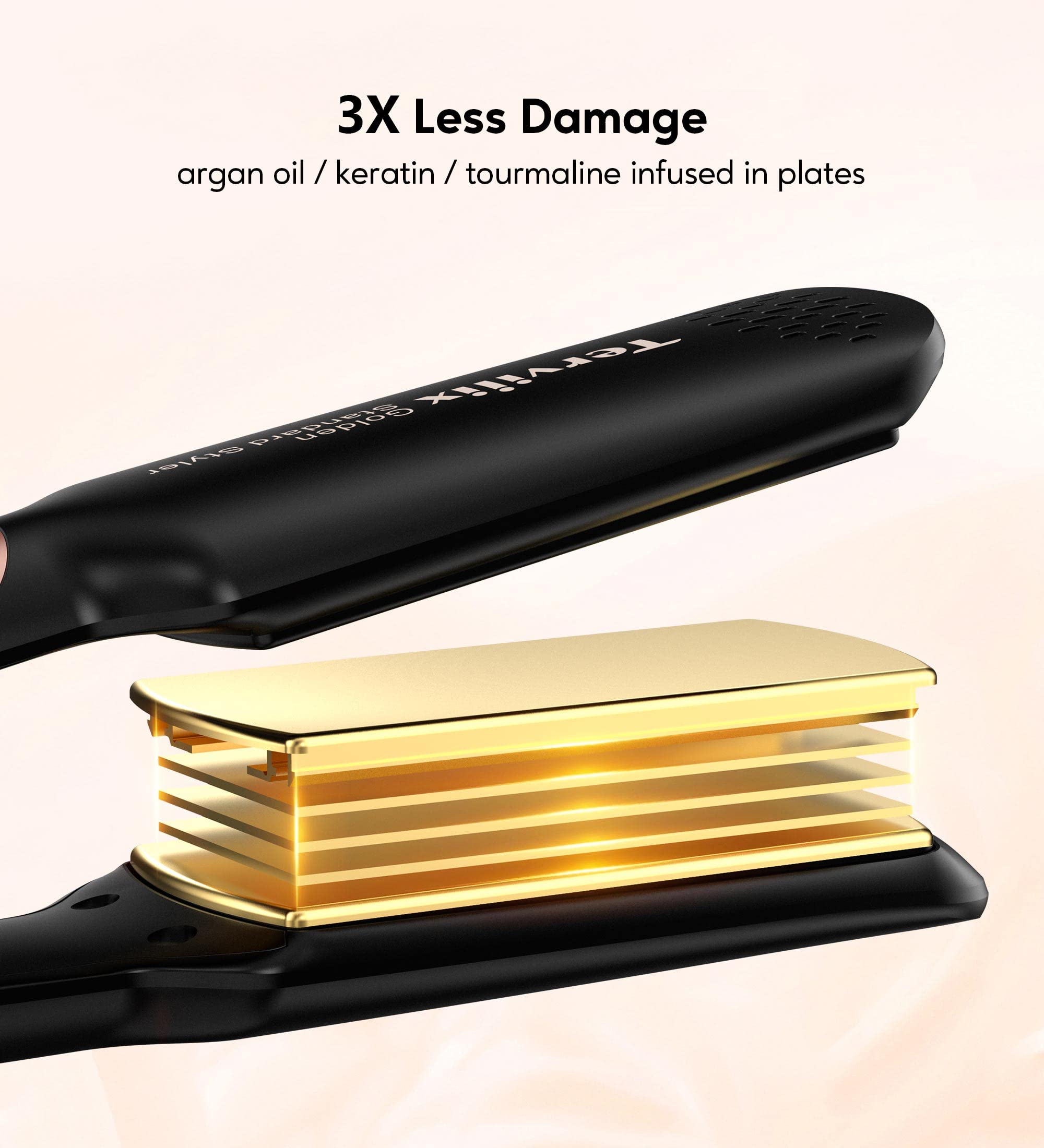 Foto 3 pulgar | Plancha Alisadora de Pelo Terviiix Ceramic Turmaline - Venta Internacional