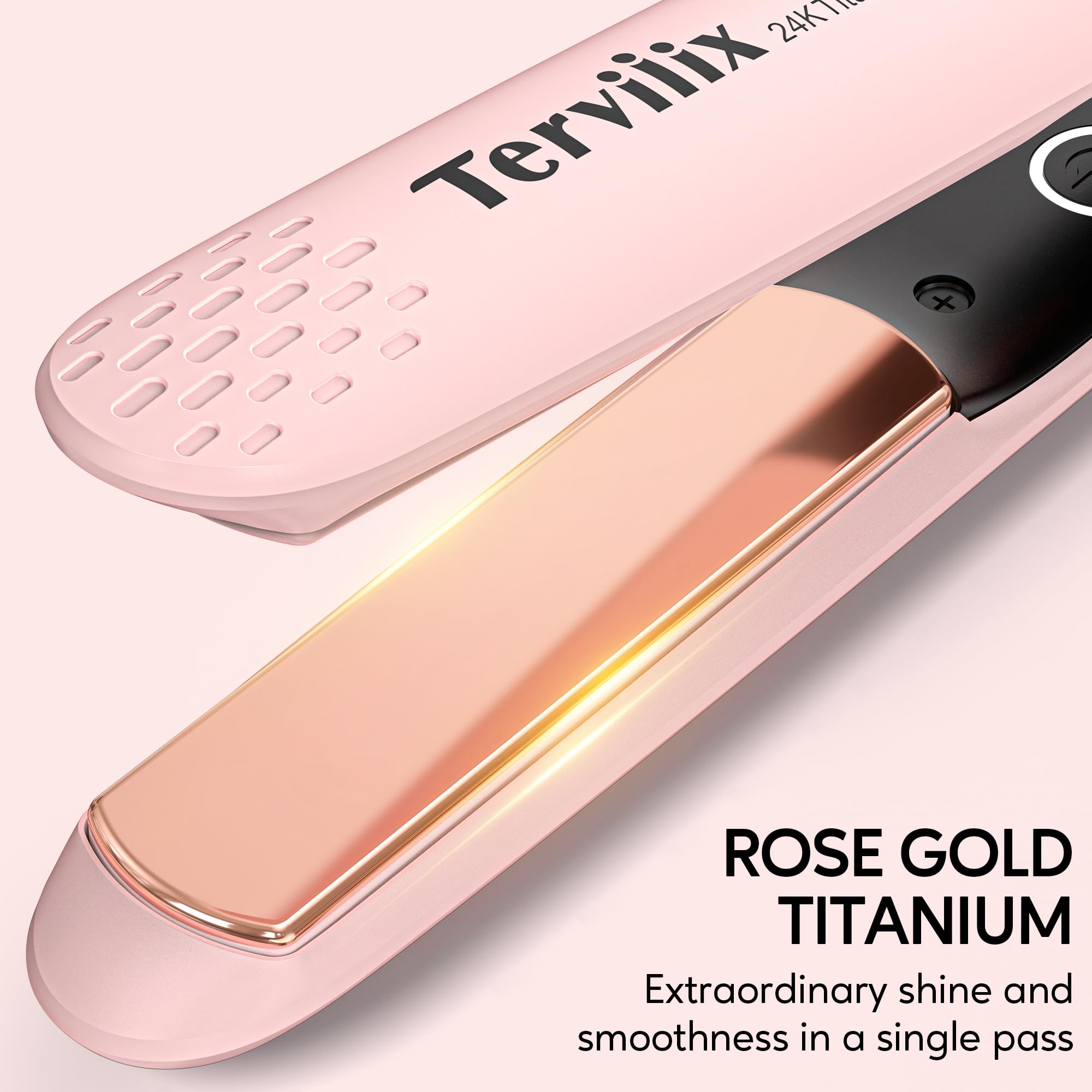 Foto 4 pulgar | Plancha de Pelo y Rizador Terviiix Titanium Rosa 2 en 1 - Venta Internacional