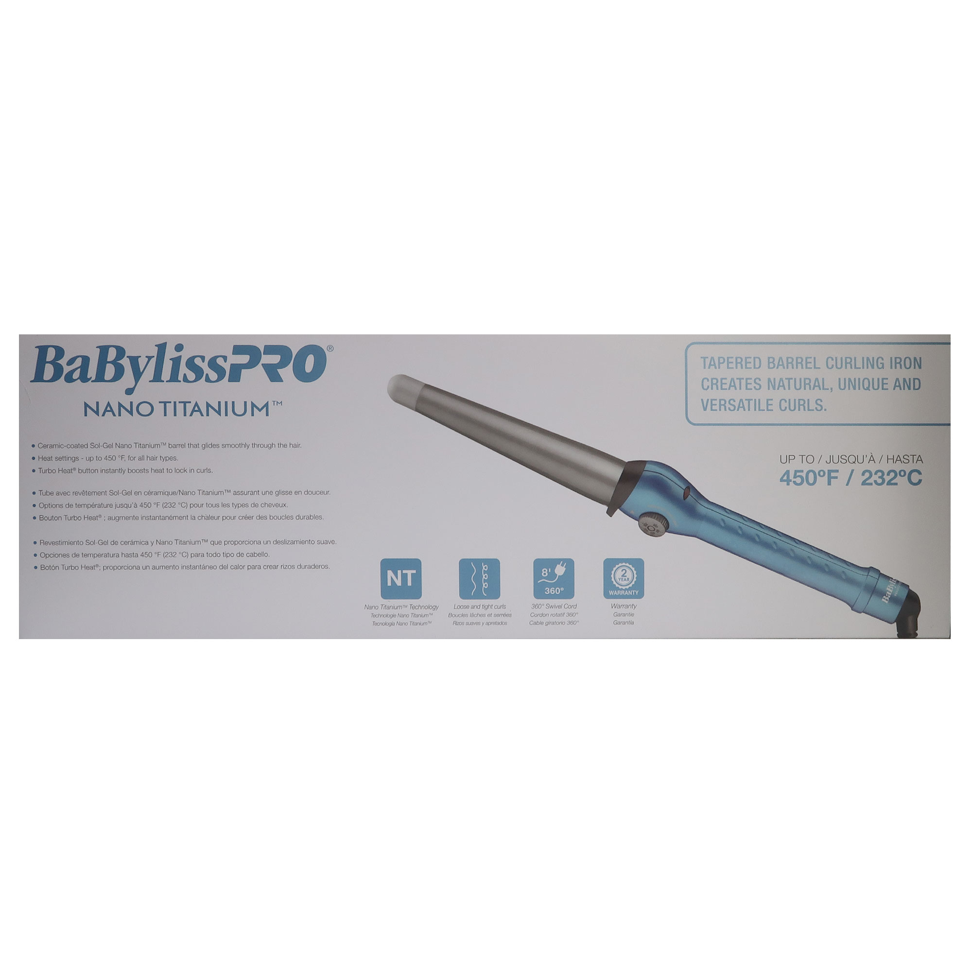 Foto 6 | Set De Estilismo + Plancha Conicurl 1¼ -¾ Babylisspro Edición Limitada - Venta Internacional.