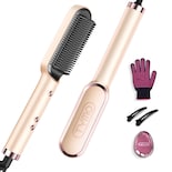Cepillo Alisador De Pelo Tymo Ring Con Peine Integrado, Color Melocotón - Venta Internacional.