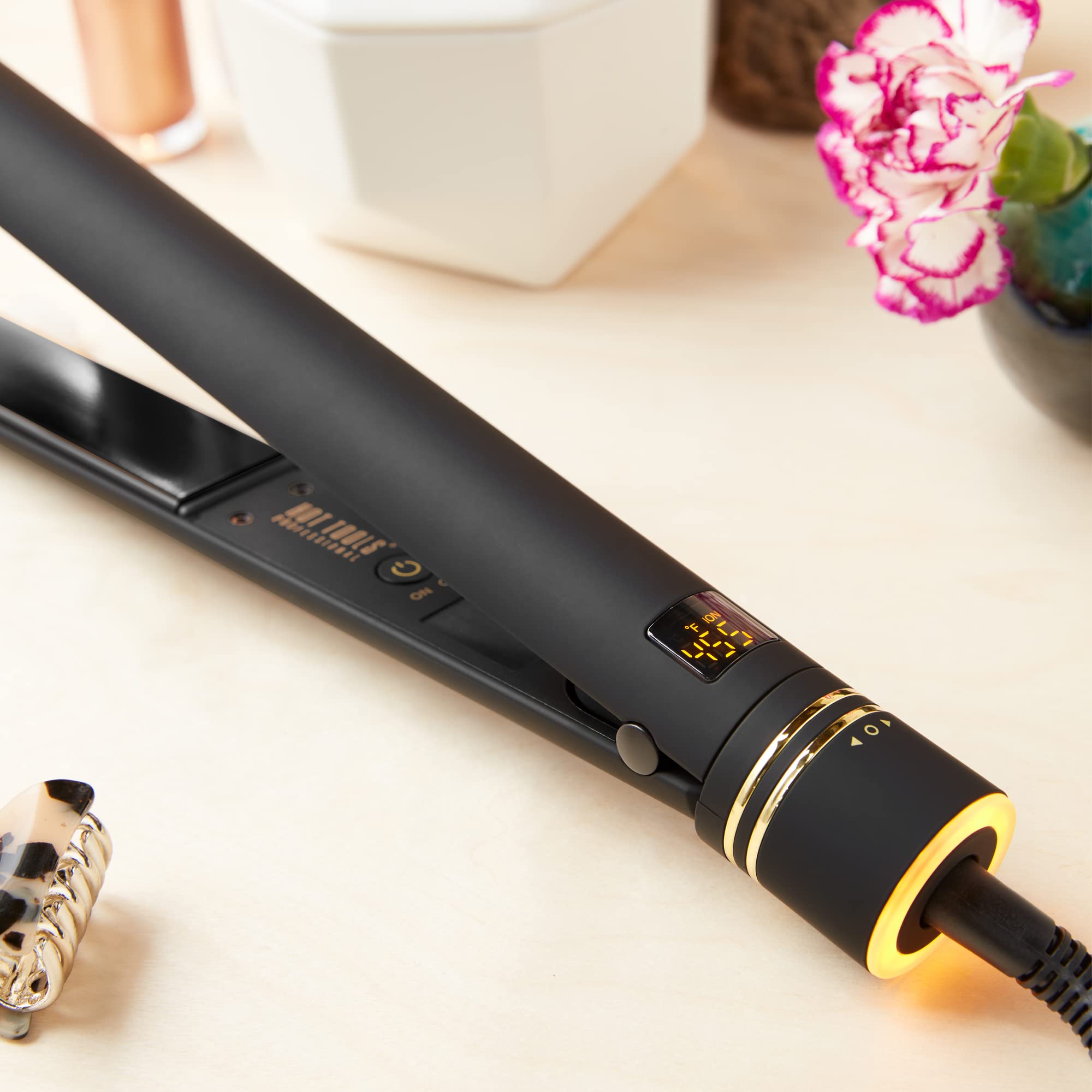 Foto 6 pulgar | Alaciadora de Cabello Hot Tools Pro Artist Black Gold Evolve Ionic-Venta Internacional