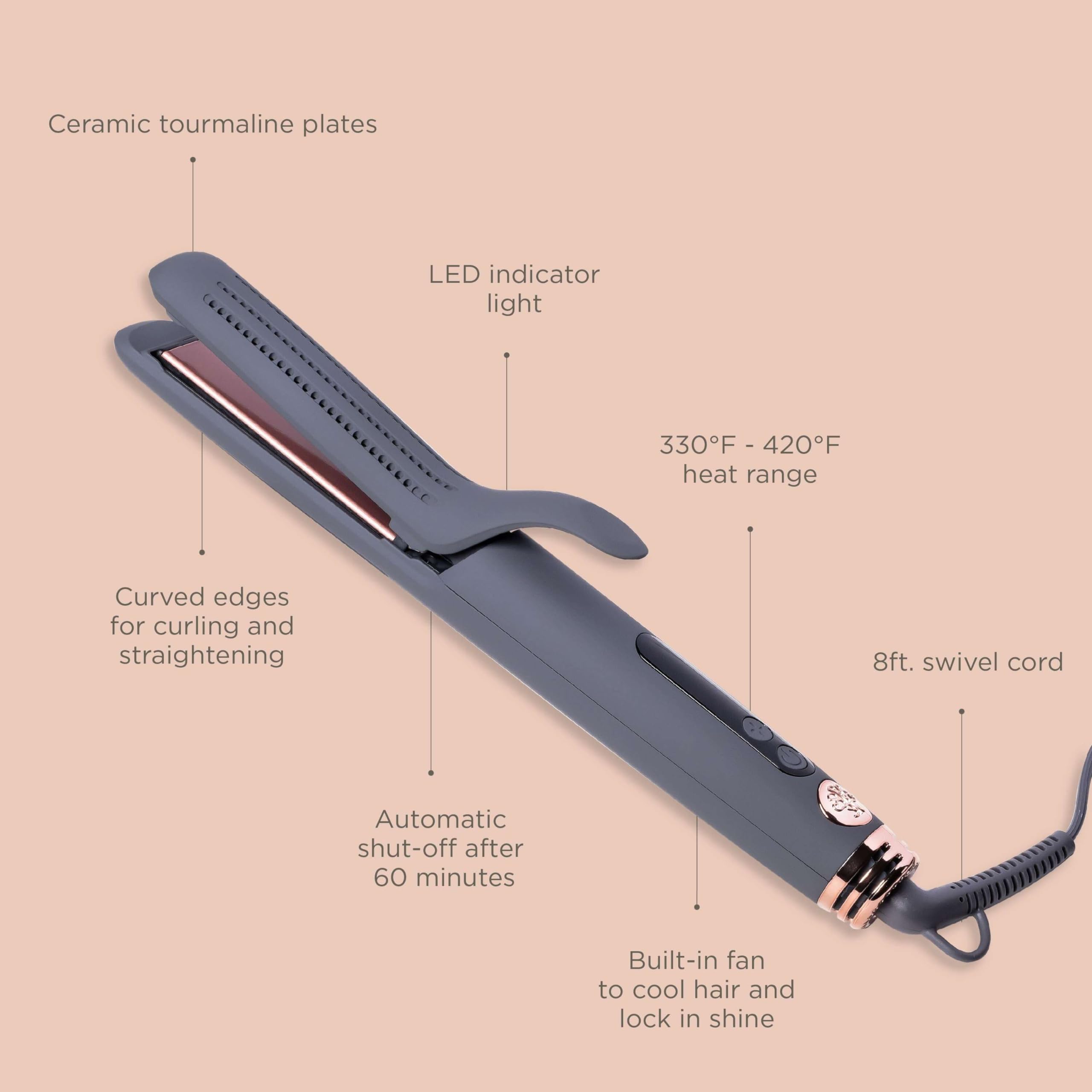 Foto 4 pulgar | Plancha Alisadora Y Rizador De Pelo Hairitage Go With The Flow - Venta Internacional.