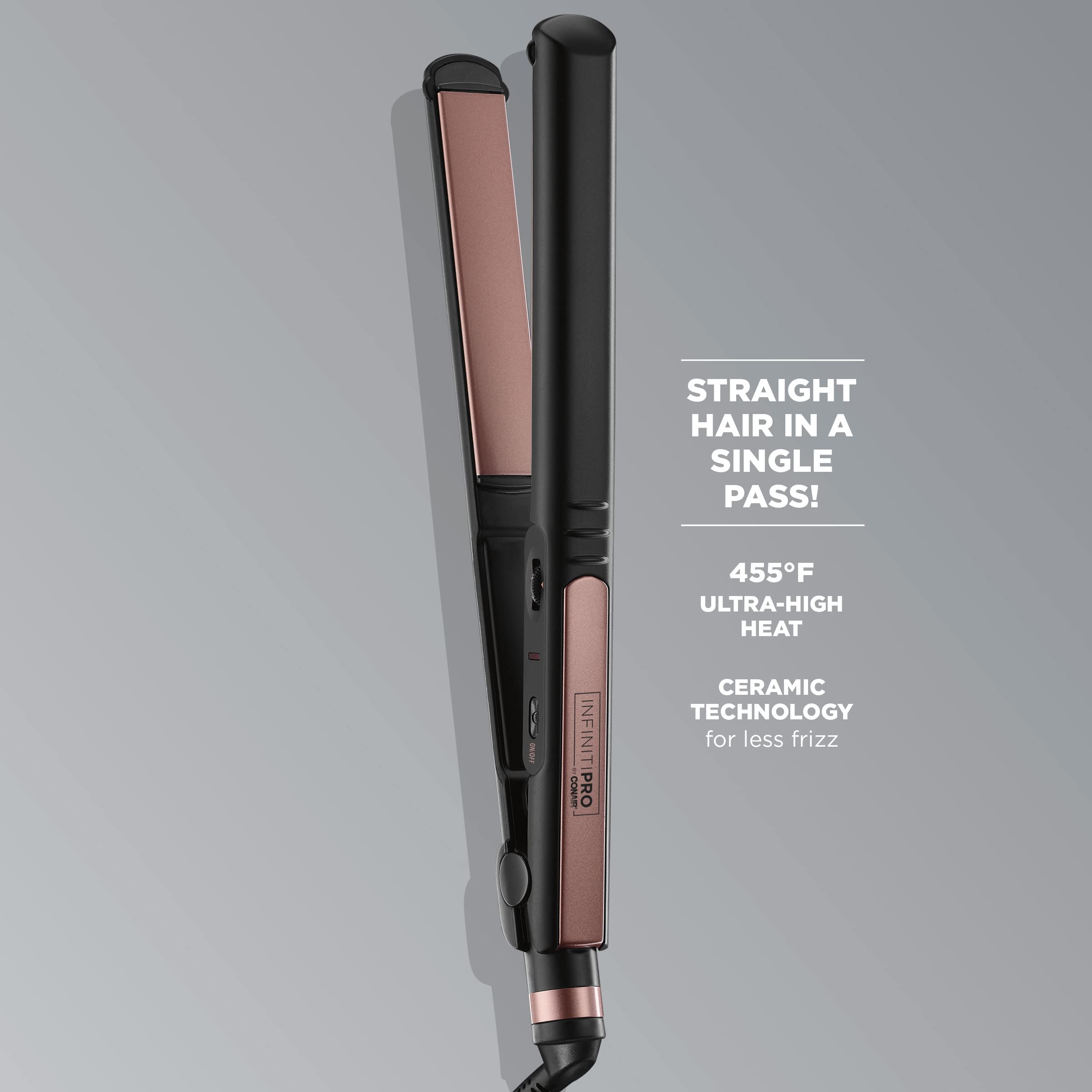 Foto 5 pulgar | Plancha Conair Infinitipro De Cerámica Dorada Rosa De 2,54 Cm - Venta Internacional.