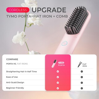 Foto 3 | Cepillo Inalámbrico Tymo Porta Eco Pink - Venta Internacional