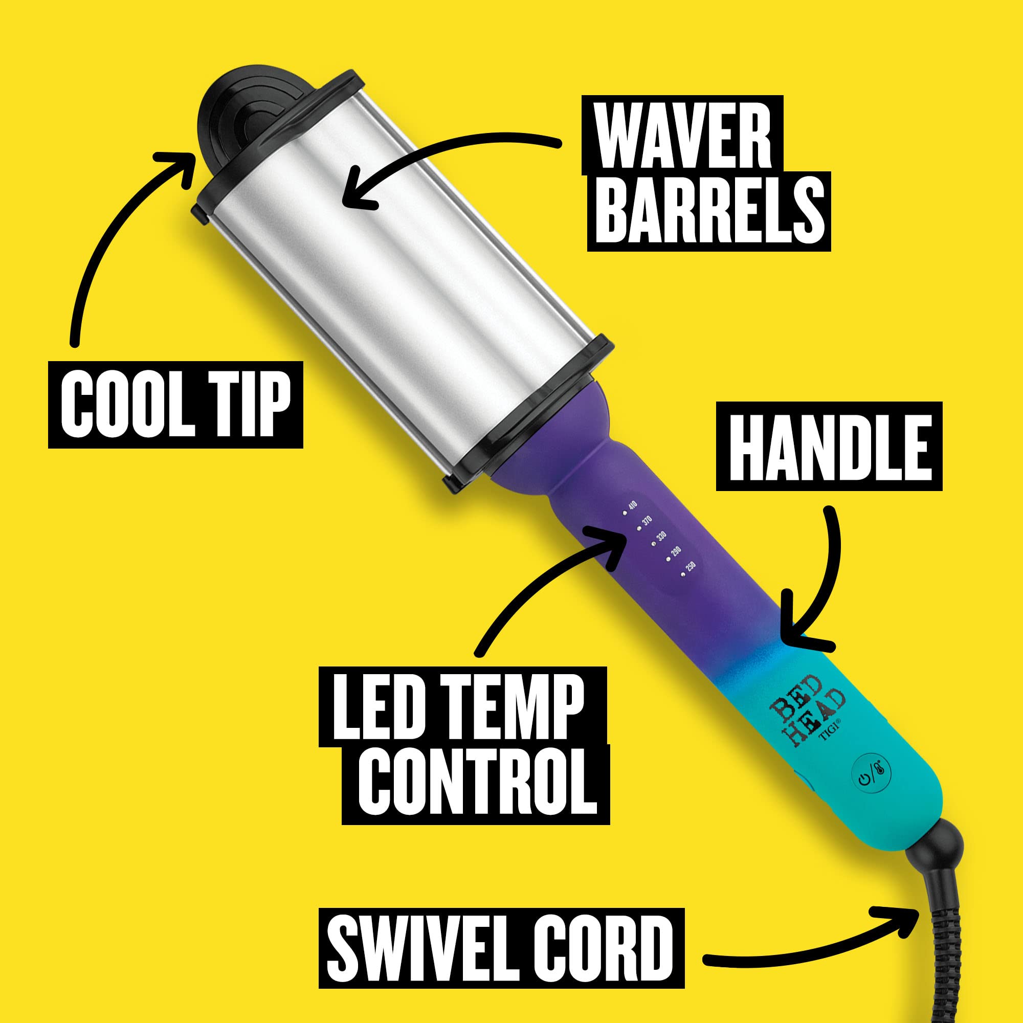 Foto 7 pulgar | Hair Waver Bed Head Surf's Up | Relaxed Beachy Waves 5 Temp - Venta Internacional.