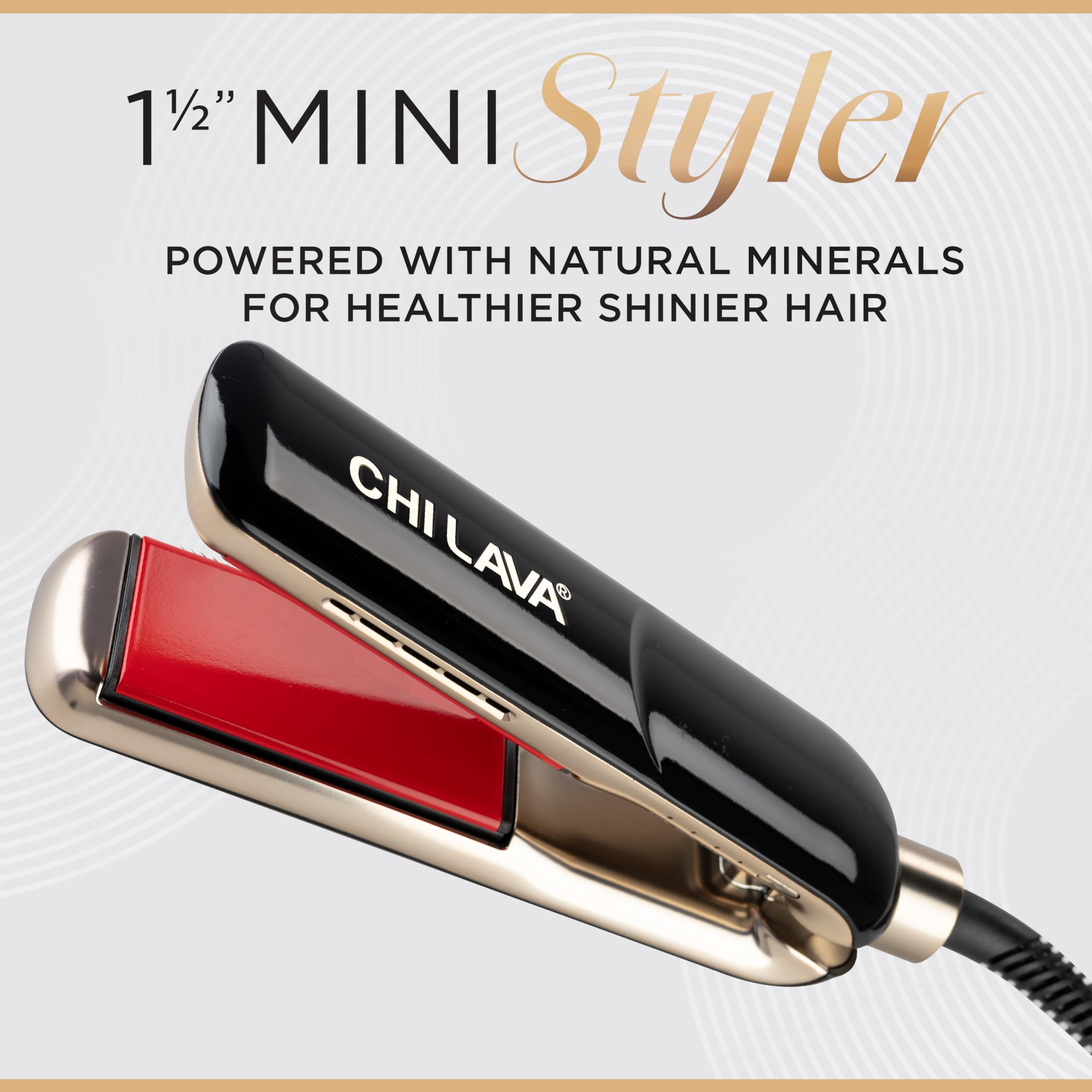Foto 4 pulgar | Plancha De Pelo Chi Lava Ministyler De Cerámica De 1.5 Pulgadas - Venta Internacional.